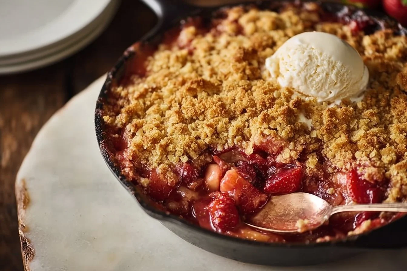 Strawberry Rhubarb Crisp