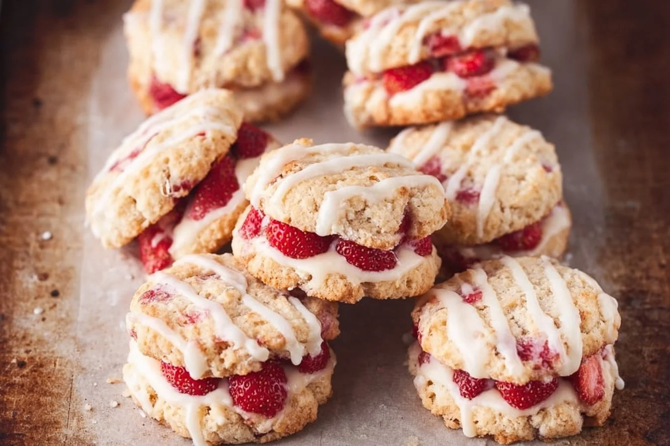 Strawberry Shortcake Cookies