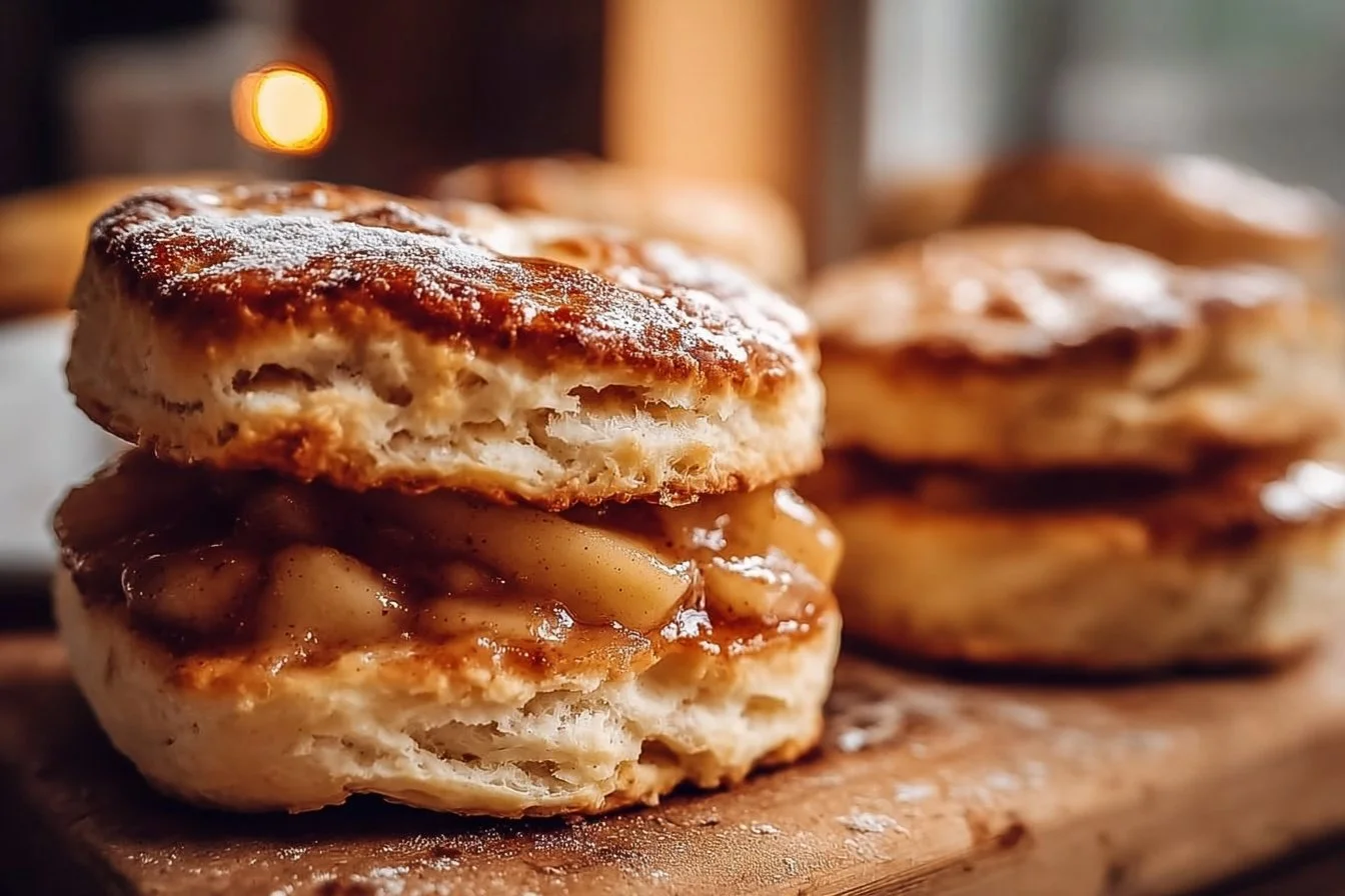 Apple Pie Biscuit Sandwiches