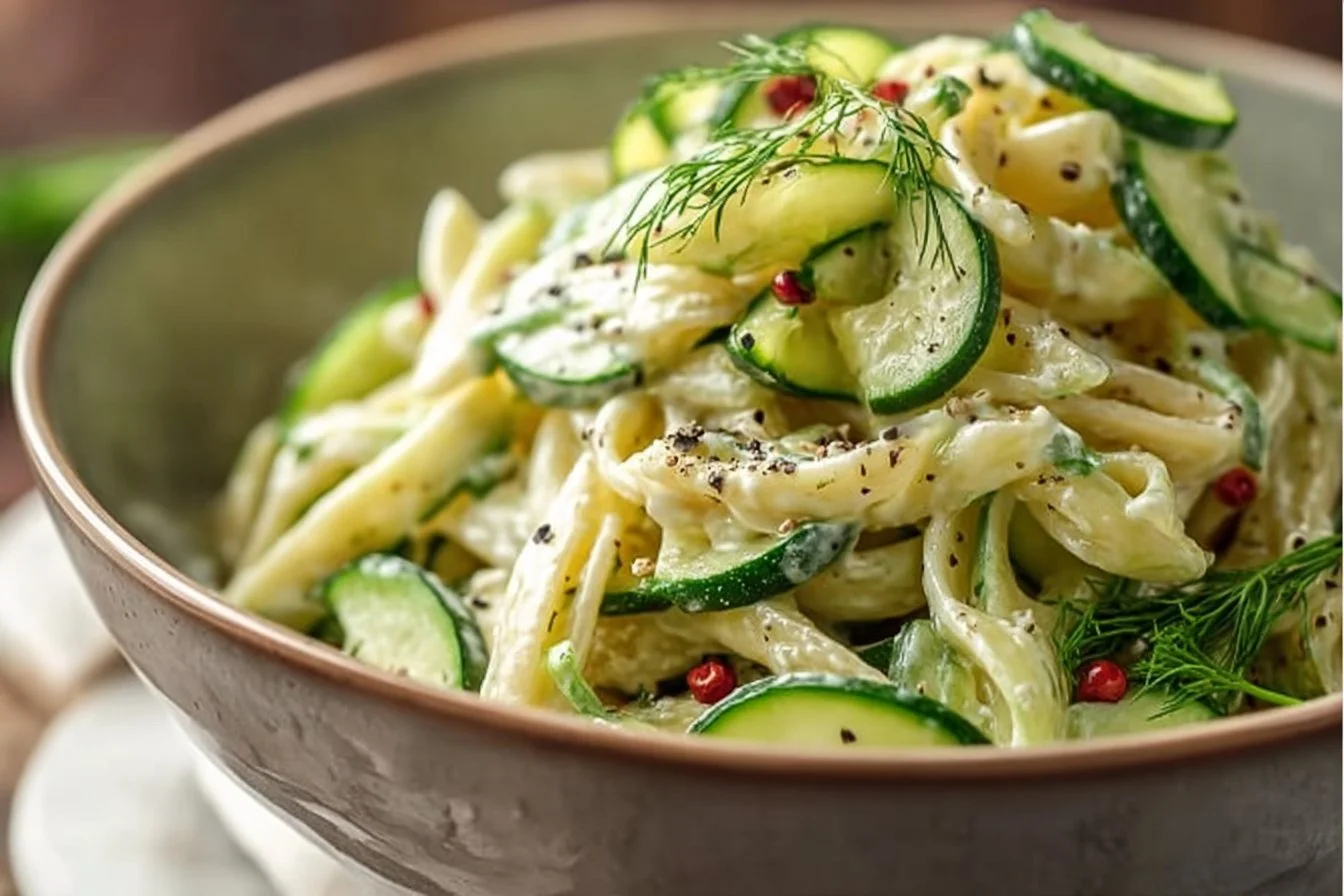 Best Cucumber Pasta Salad