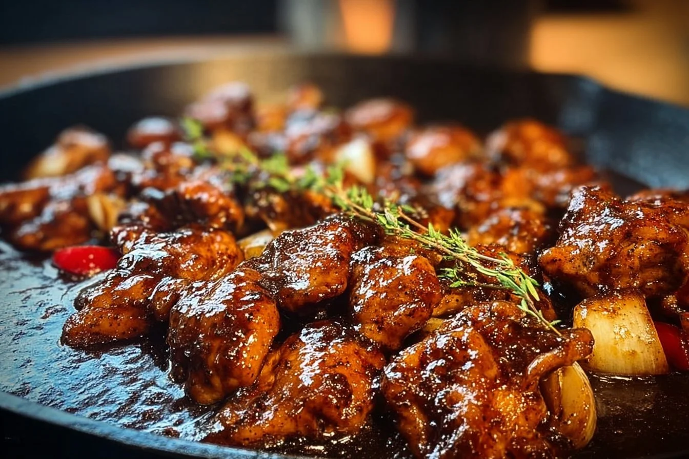 Blackstone Bourbon Chicken