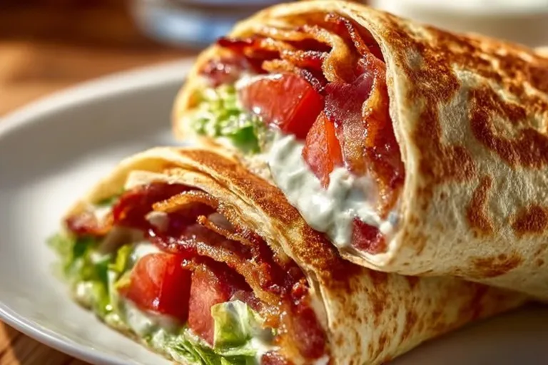 Delicious BLT Sandwich with bacon, lettuce, and tomatoes on toasted bread.