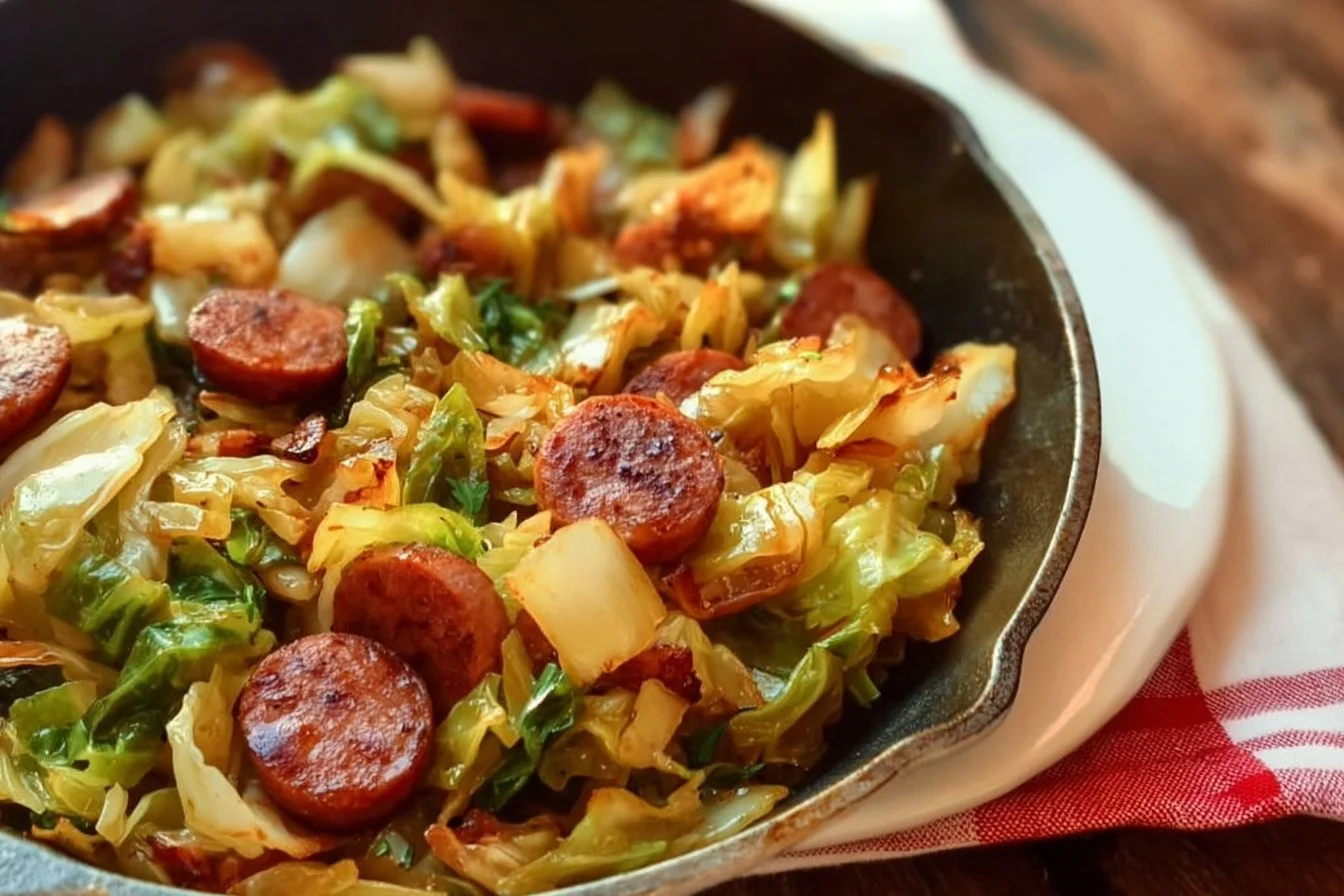 Cabbage and Sausage Skillet