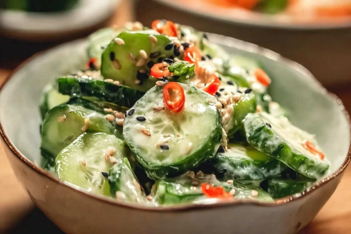 California Roll Cucumber Salad: Refreshing, No-Cook Delight