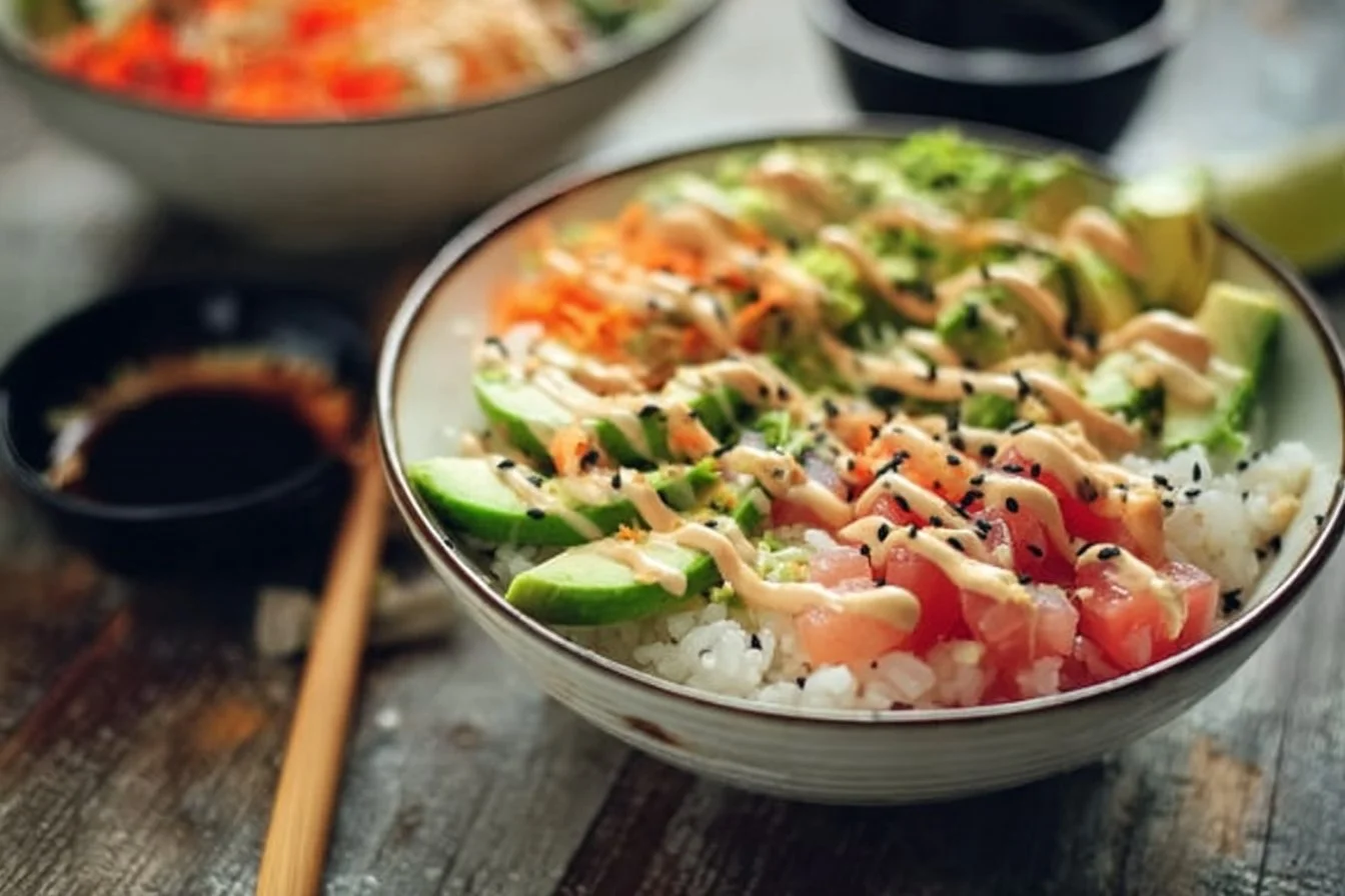 California Roll Sushi Bowls