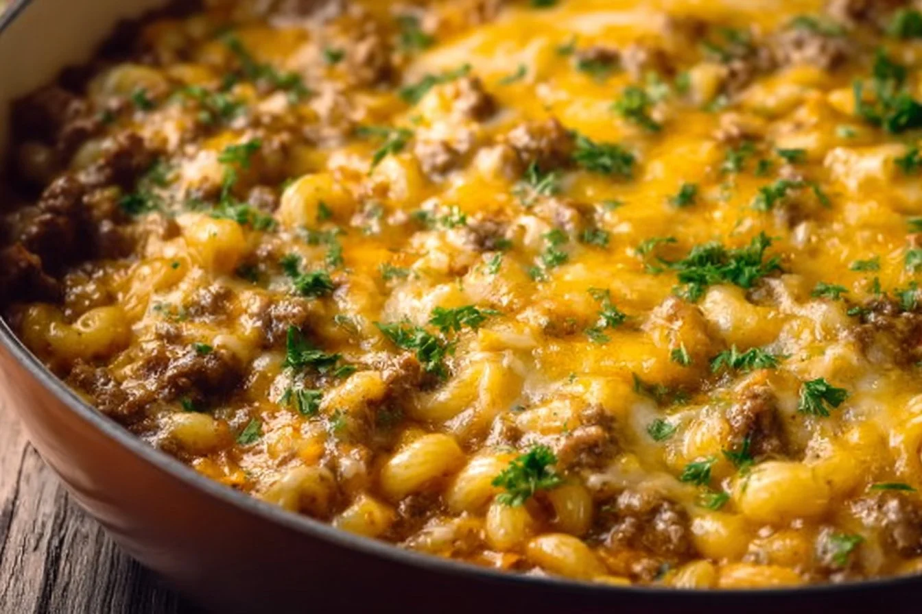 Cheeseburger Casserole