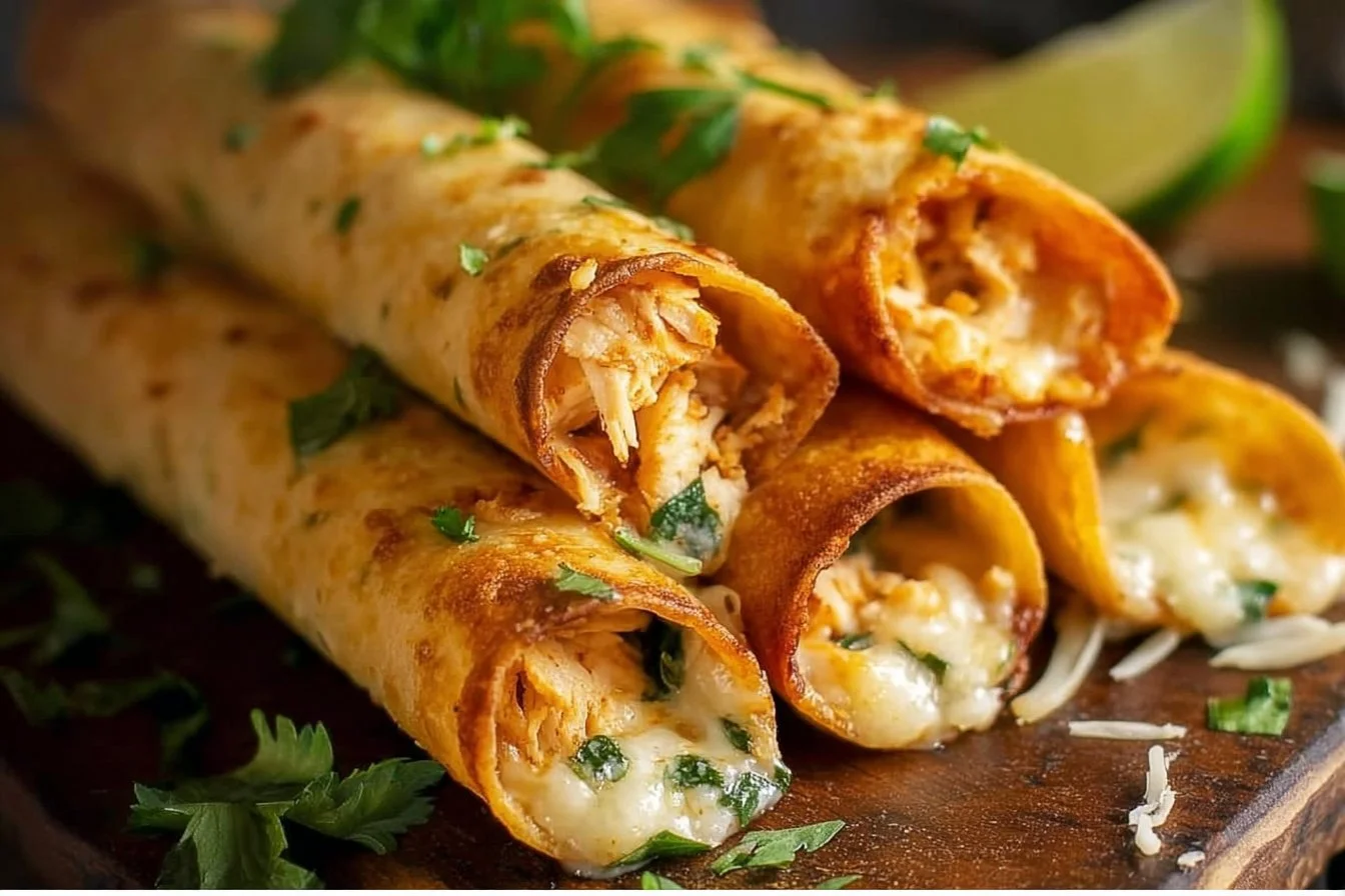Cheesy Chicken Taquitos