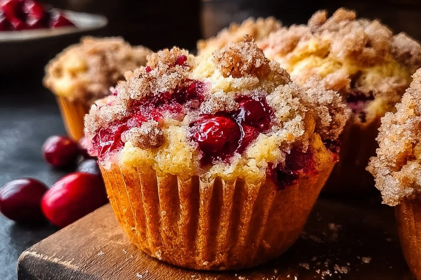 Cherry Cobbler Muffins