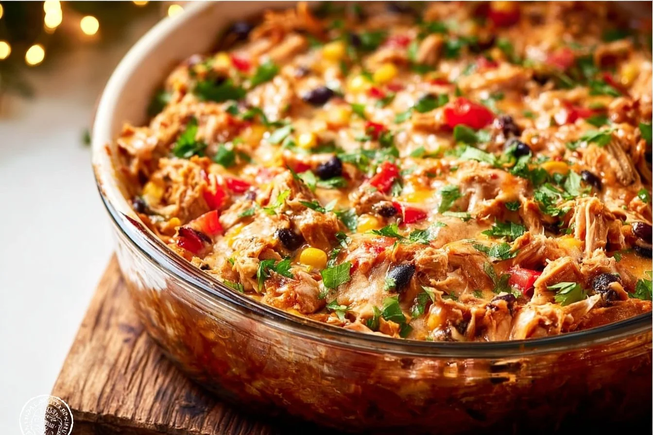 Chicken Burrito Casserole