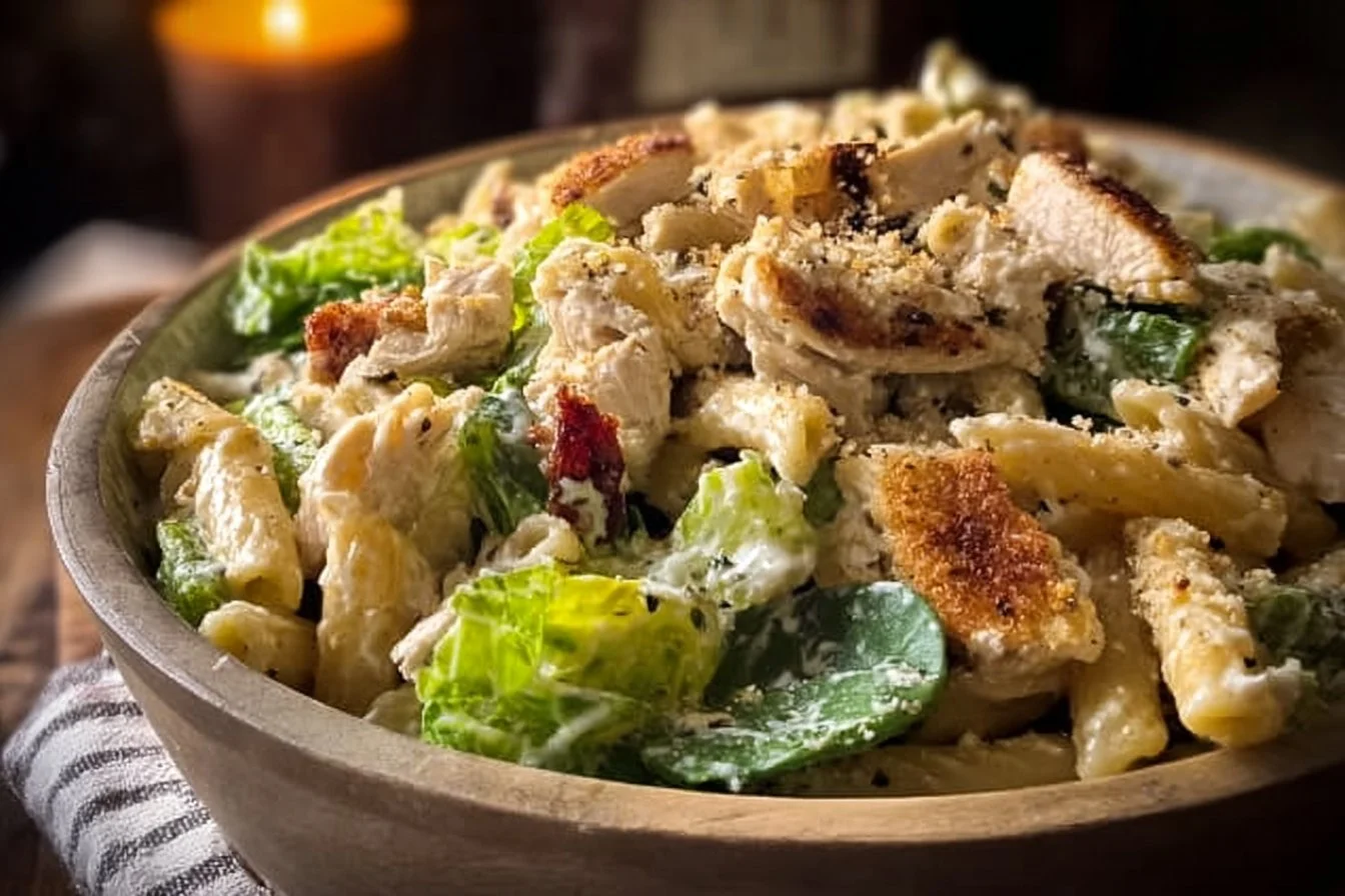 Chicken Caesar Pasta Salad