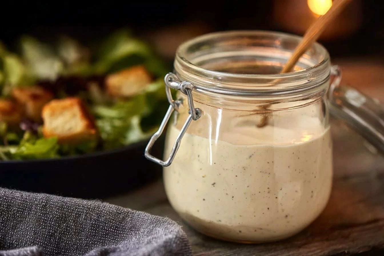 Homemade Creamy Caesar Dressing