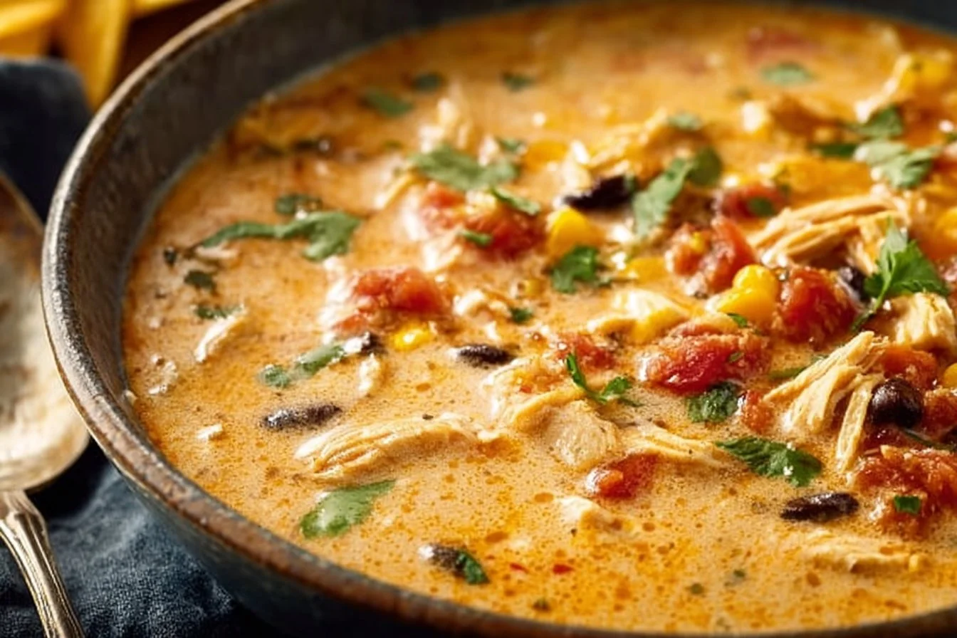 Creamy Chicken Tortilla Soup