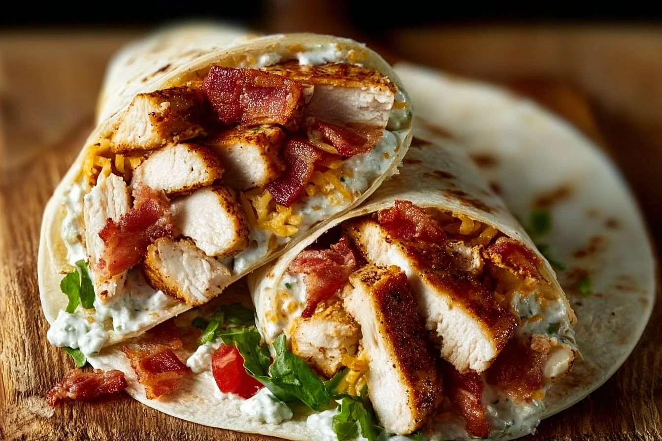Crispy Chicken Bacon Ranch Wrap
