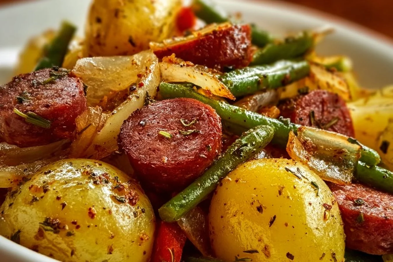 Crock Pot Swamp Potatoes dish served in a rustic bowl