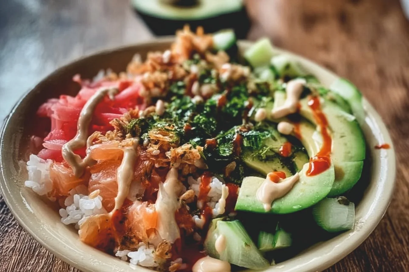 Crunch Roll Sushi Bowl