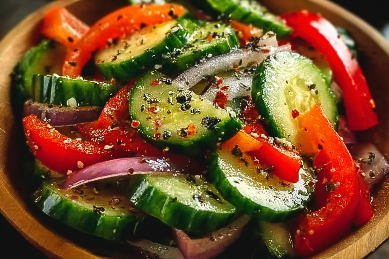 Cucumber Sweet Pepper Salad