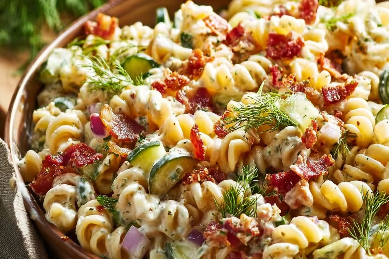 Dill Pickle Bacon Pasta Salad That Will Wow Your Taste Buds