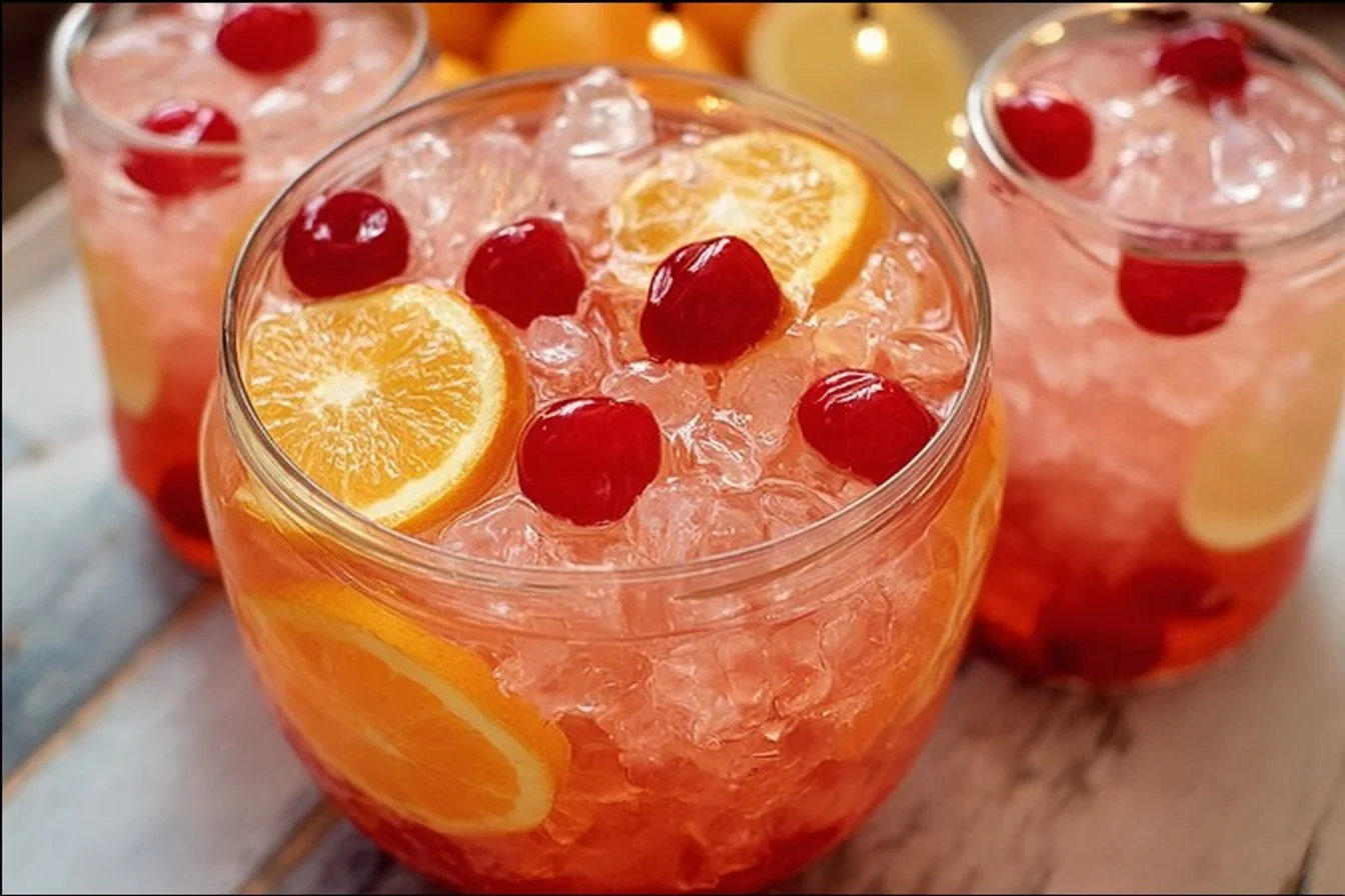 The classic Shirley Temple drink gets a little makeover and multiplied into an easy and delicious...