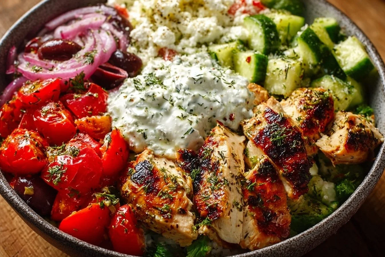 Greek Chicken Bowls
