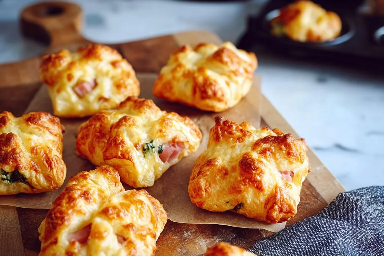 Ham and Cheese Puffs