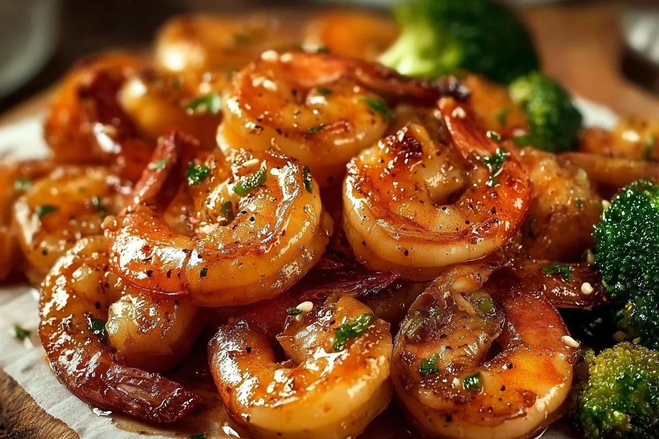 High-Protein Honey Garlic Shrimp