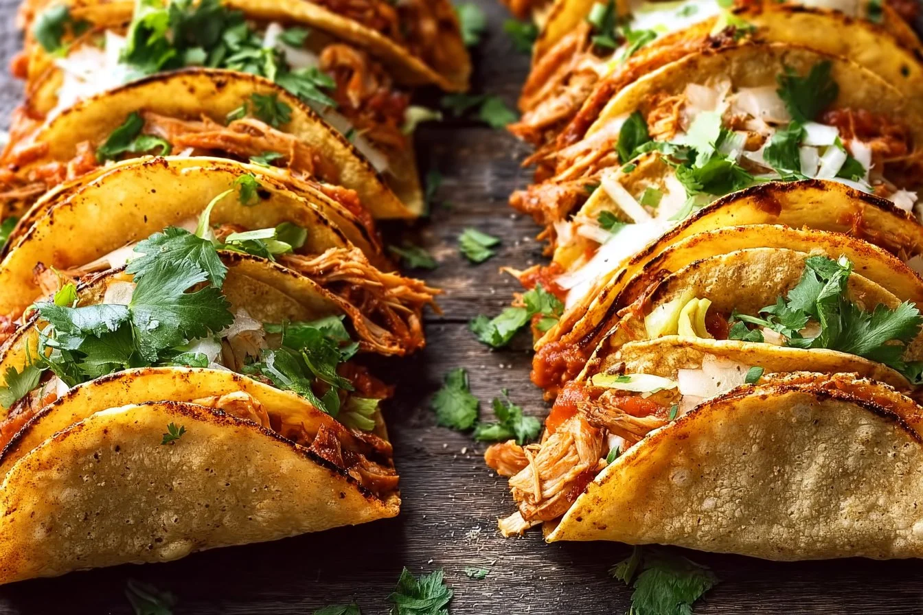 Mini Baked Chicken Tacos