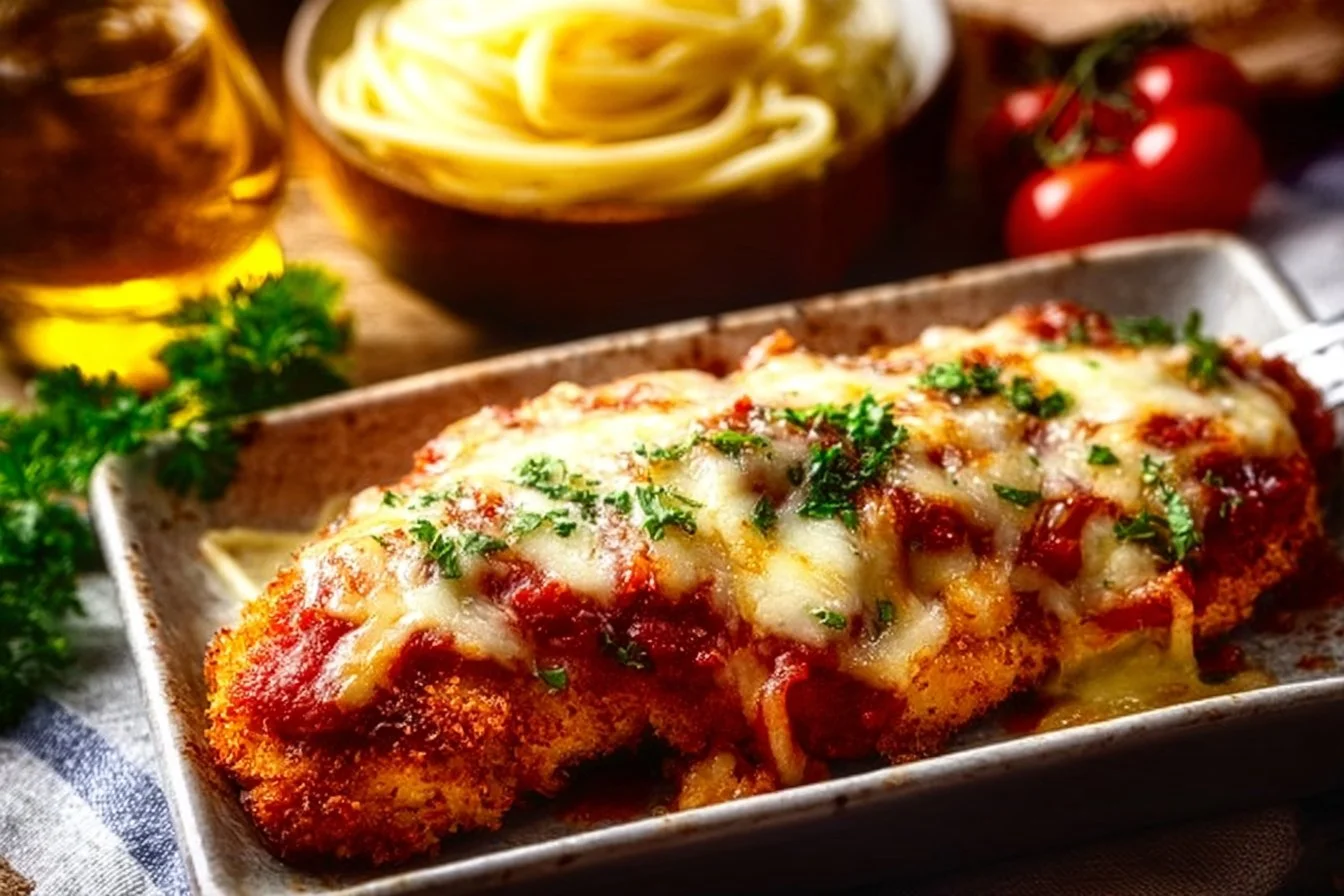 Oven Baked Chicken Parmesan