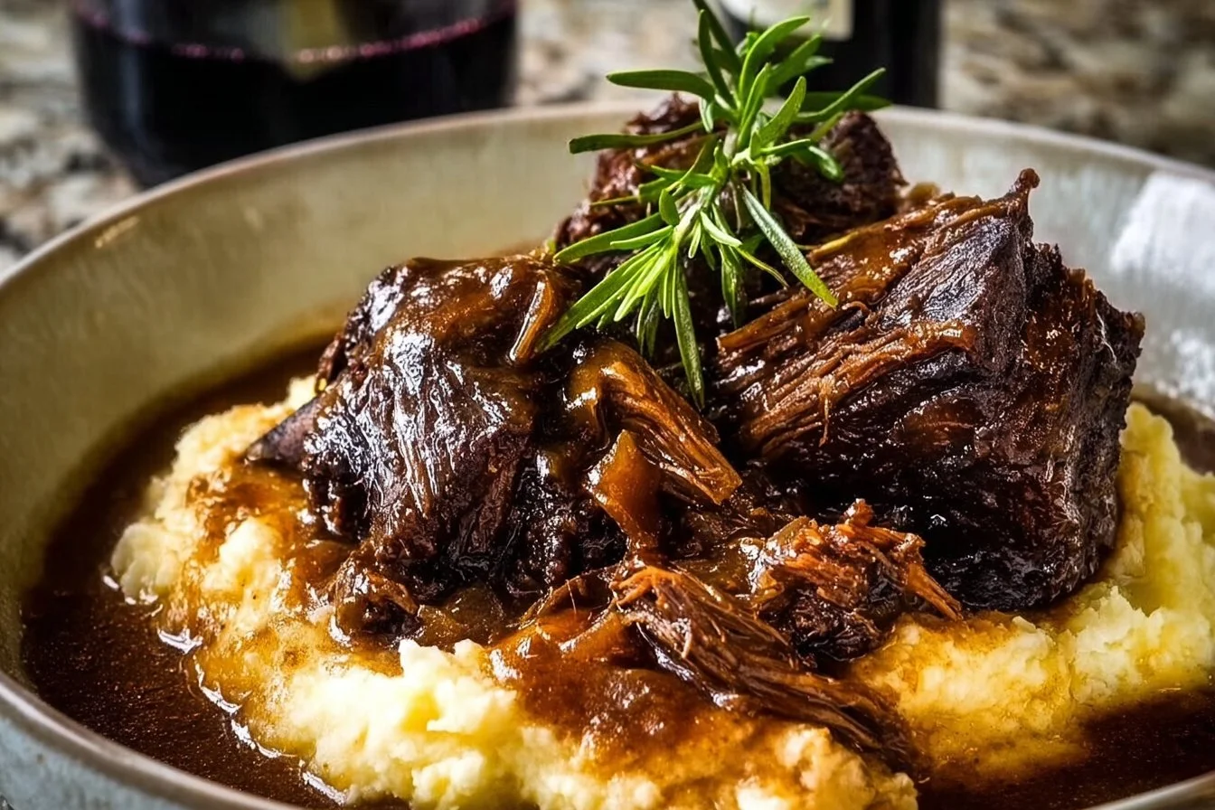 Red Wine Braised Short Ribs