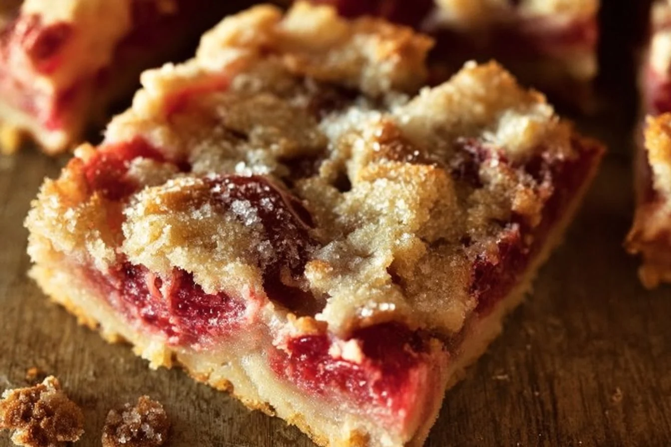 Rhubarb Dream Bars