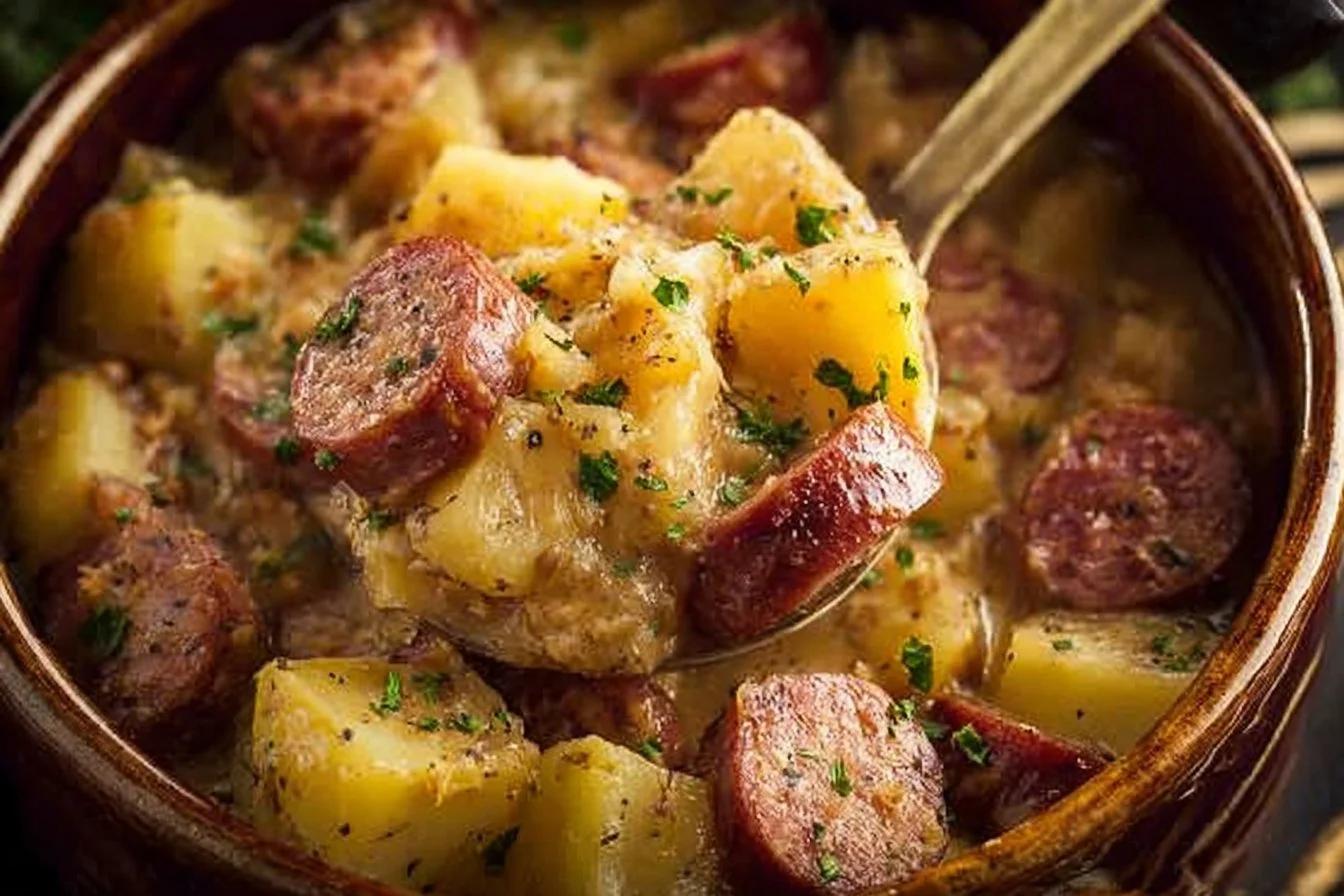 Slow Cooker Kielbasa and Potatoes