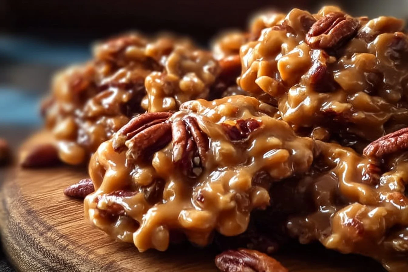 Soft Caramel Pecan Clusters