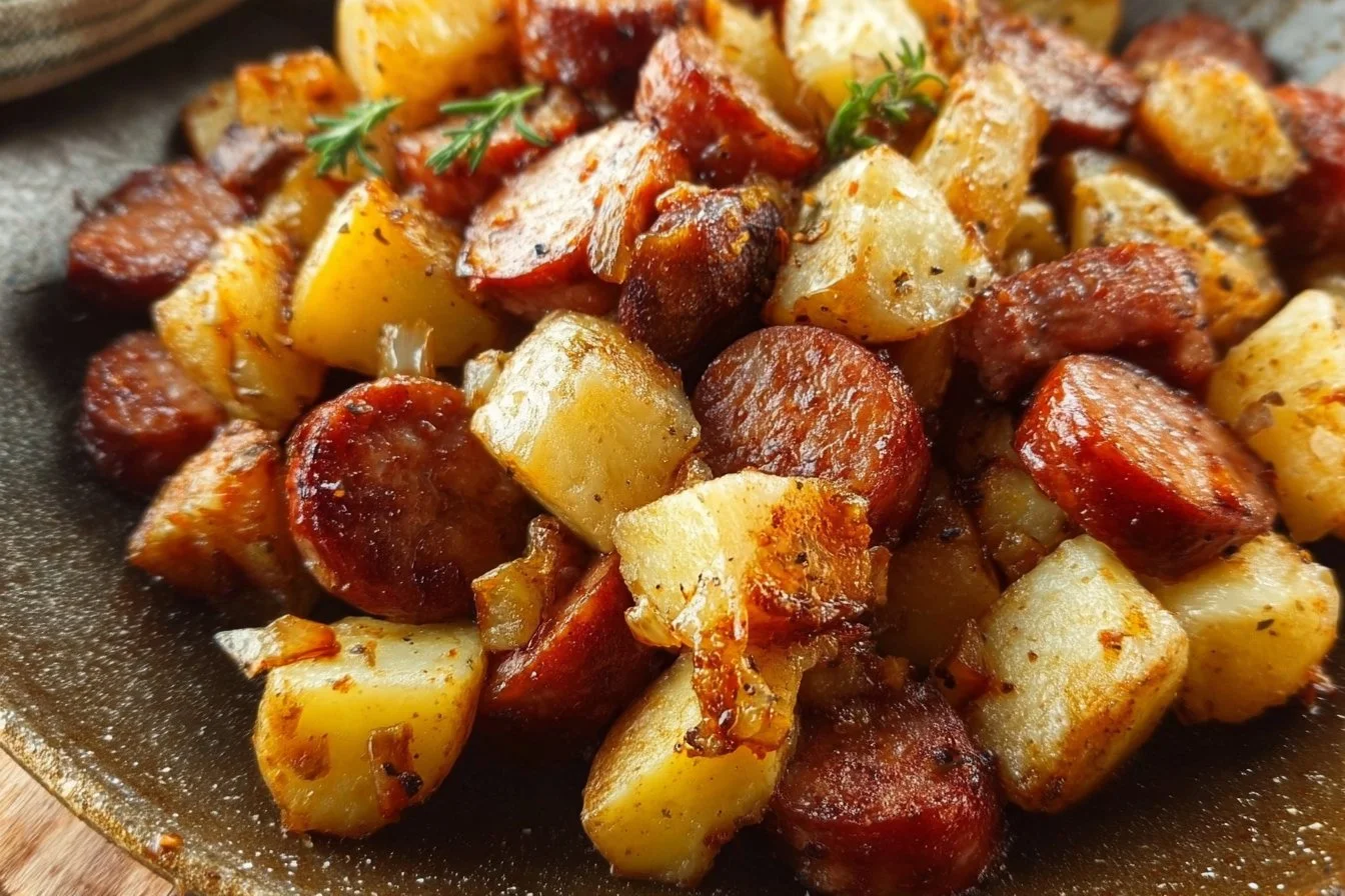 Southern Fried Potatoes & Sausage