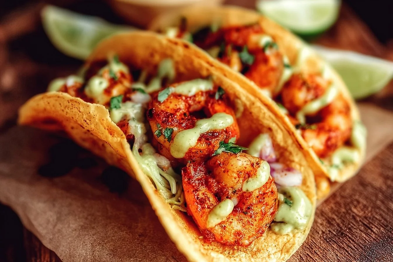 Spicy Shrimp Tacos