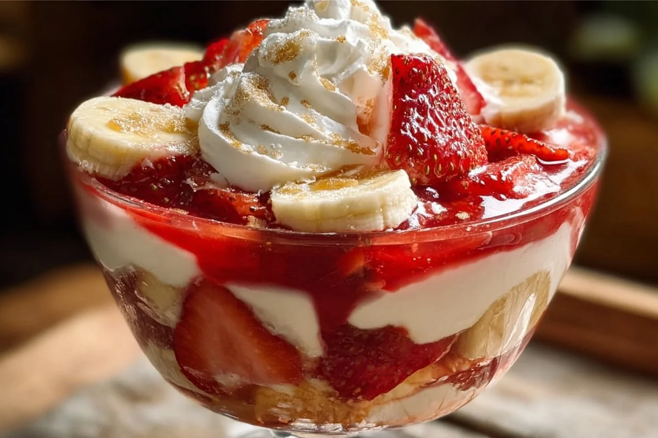 Strawberry Banana Pudding