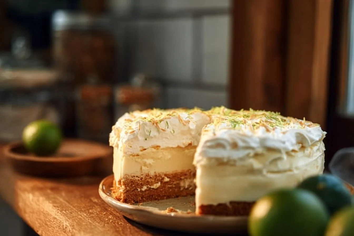 Triple Decker Key Lime Pie
