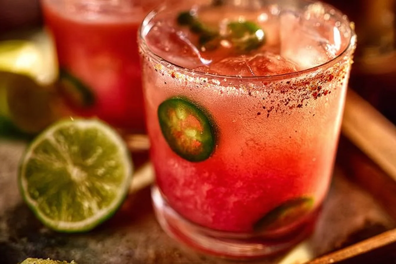 Watermelon Jalapeño Margaritas