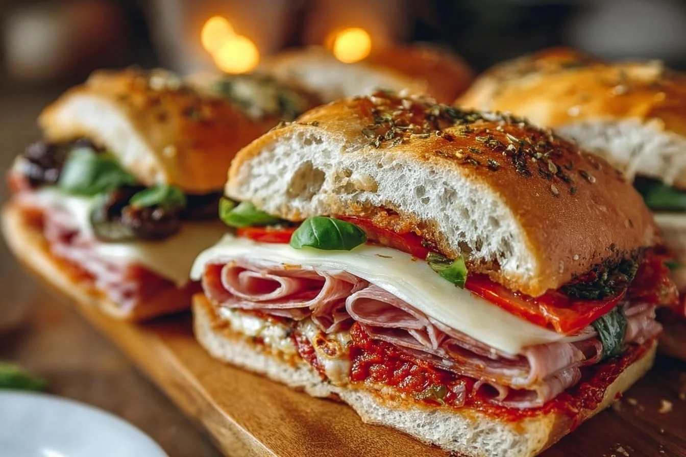 Baked Italian Grinder Sandwiches