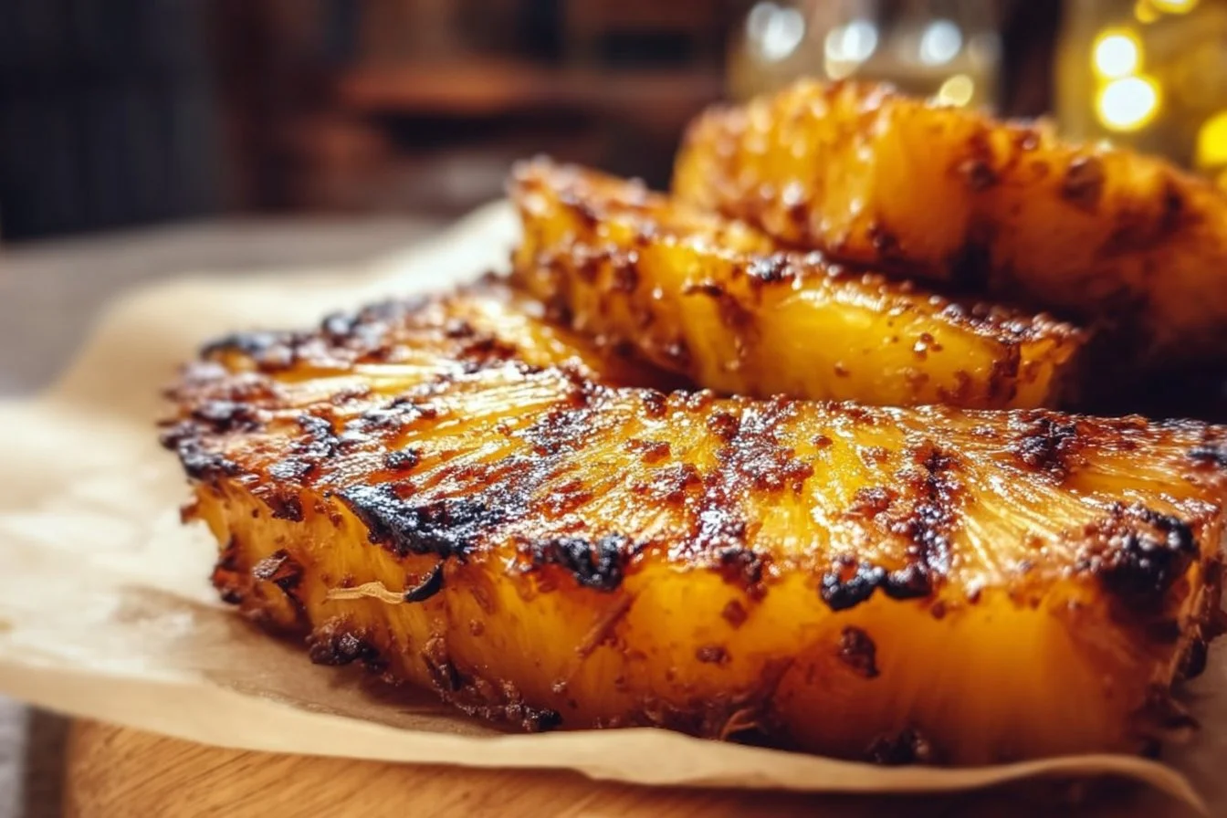 Brown Sugar Grilled Pineapple