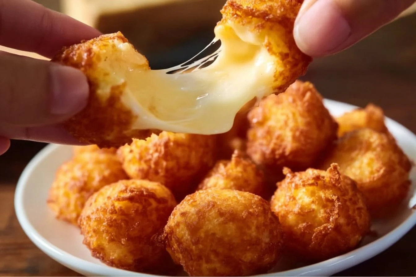 Delicious homemade cheese balls served on a platter