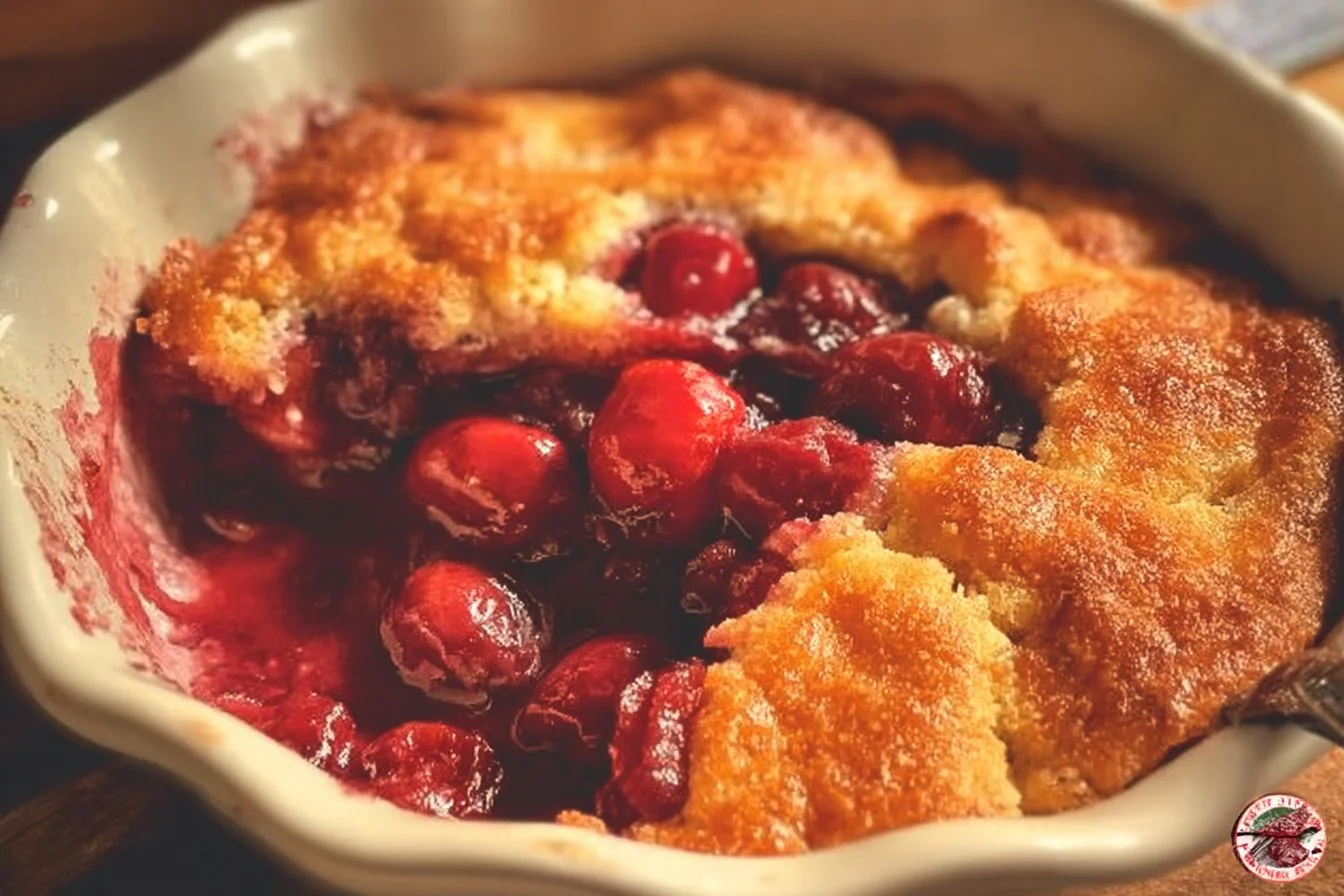 Cherry Cobbler with Pie Filling