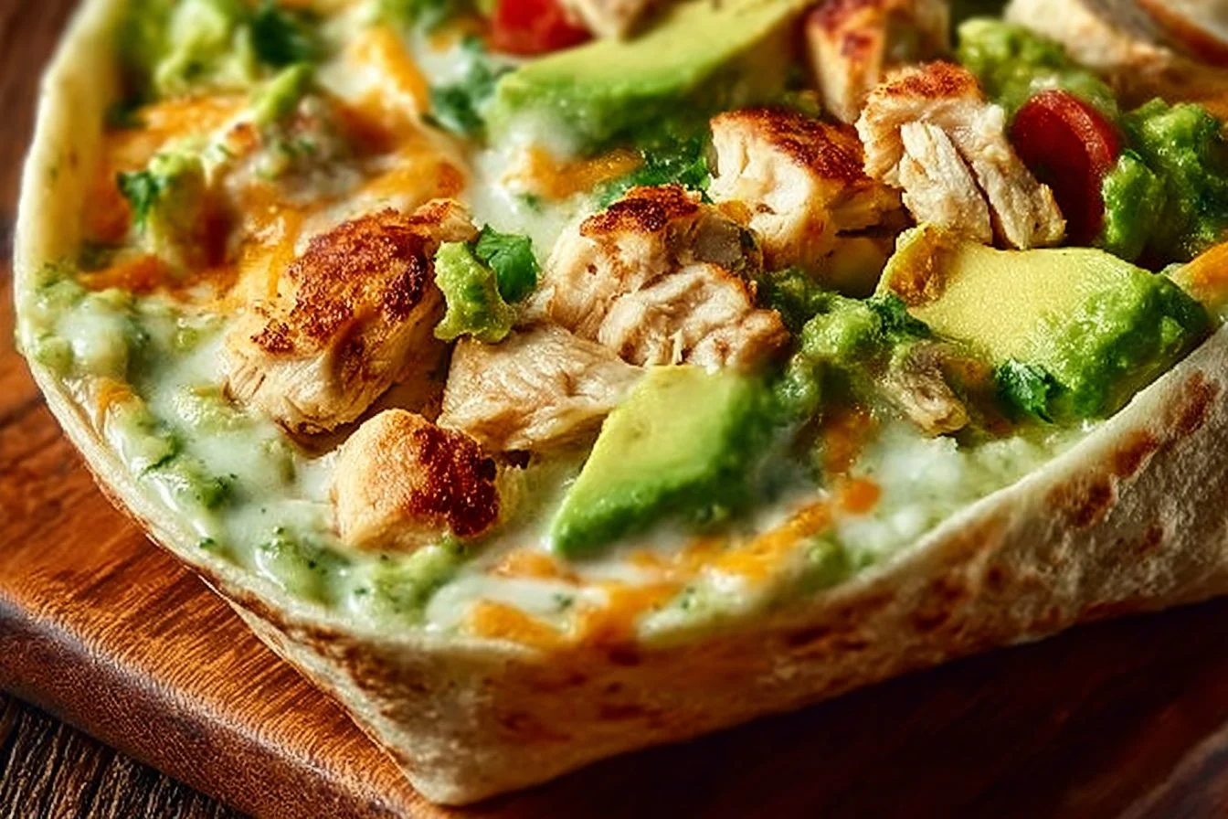 Chicken Avocado Ranch Burritos