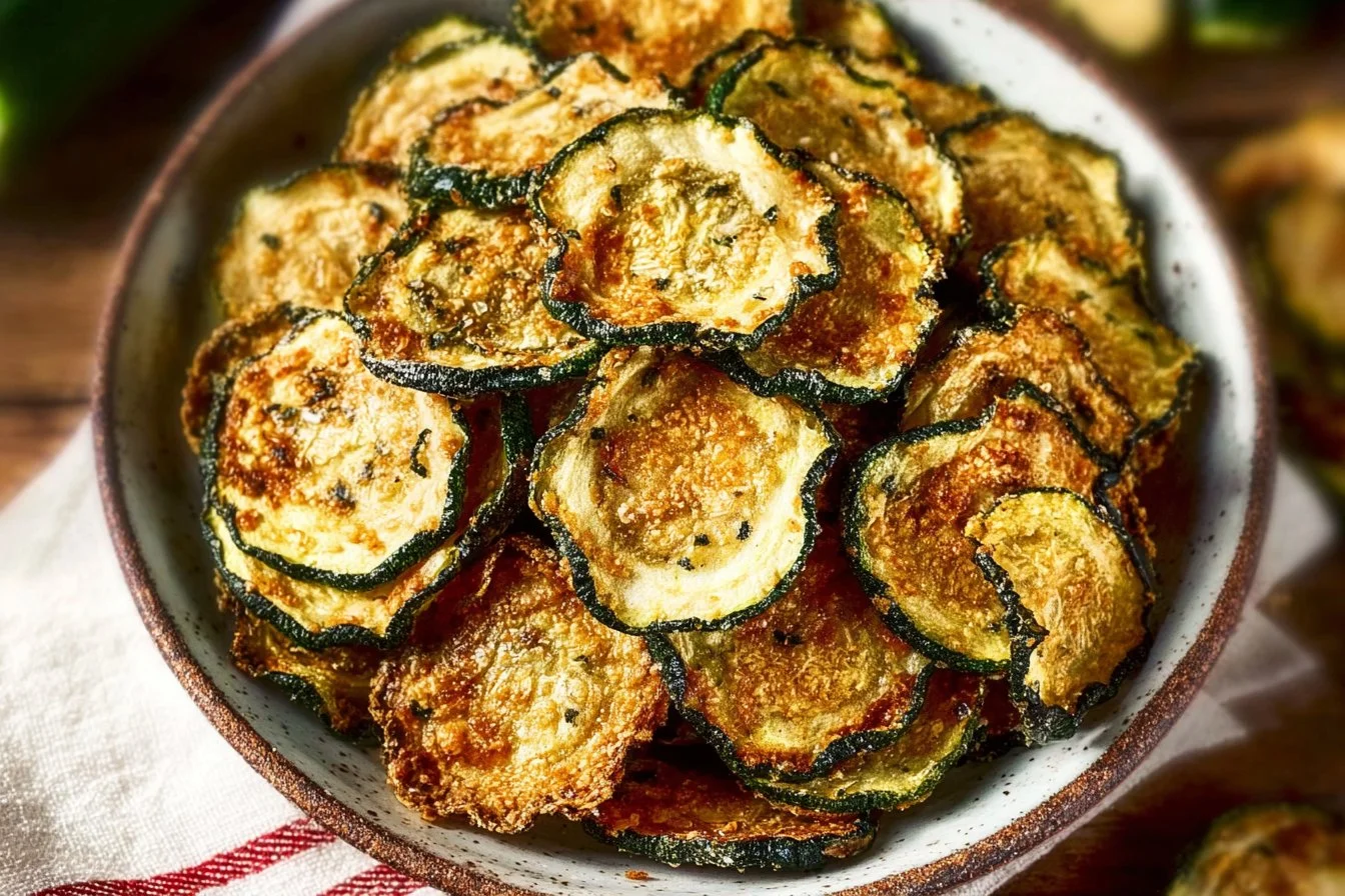 Crispy Baked Zucchini Chips