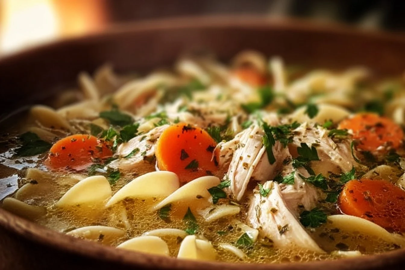 Crock Pot Chicken Noodle Soup