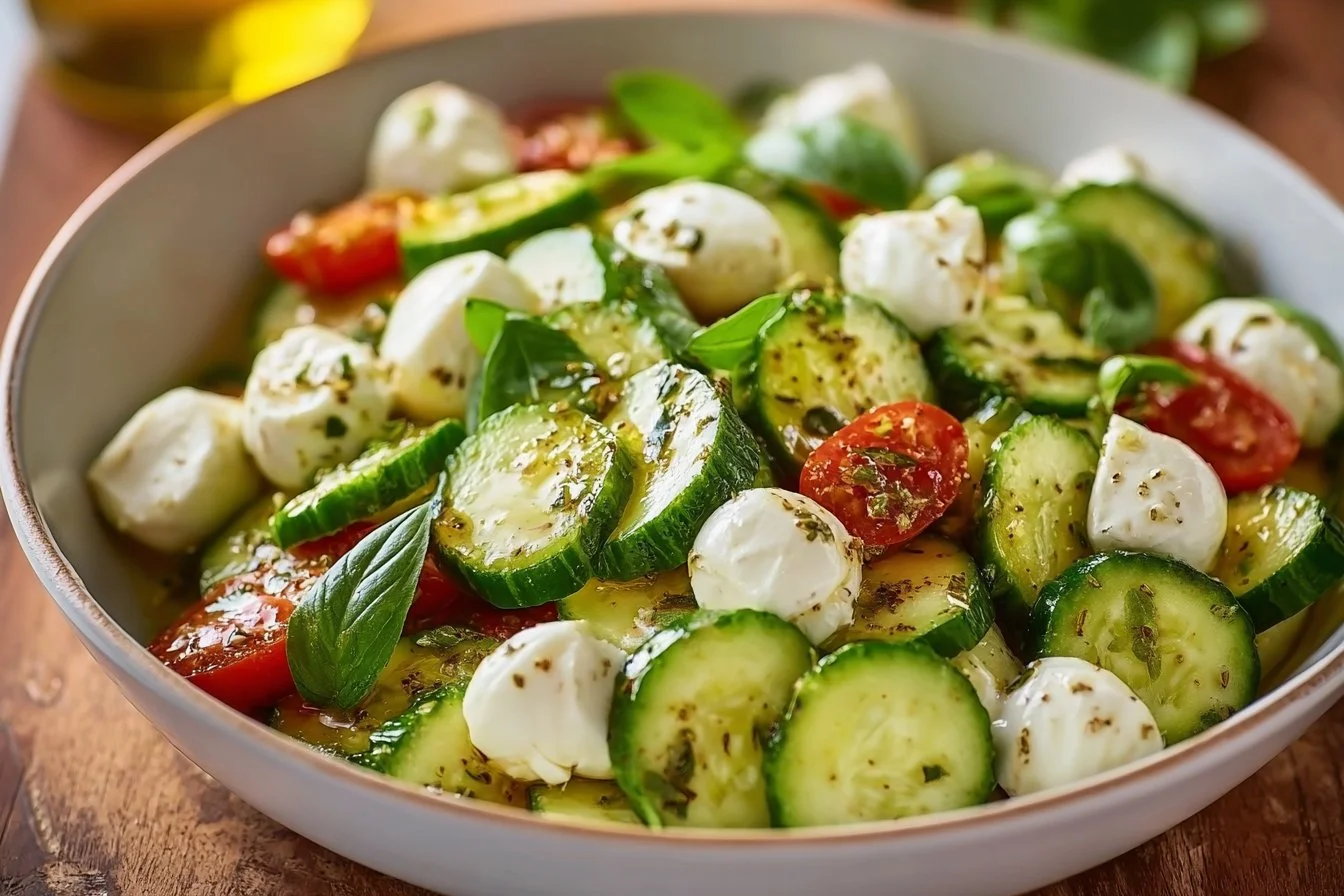 Cucumber Mozzarella Salad
