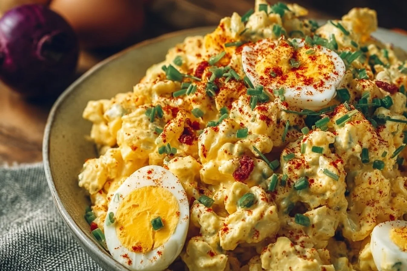 Deviled Egg Pasta Salad