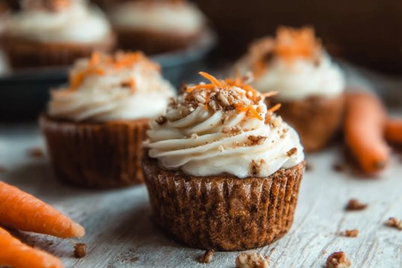 Easy Carrot Cake Cupcakes