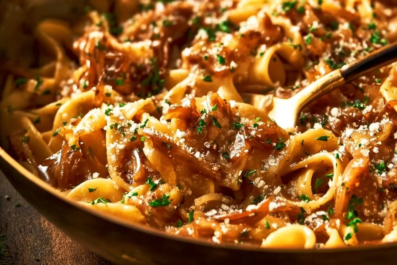 French Onion Pasta