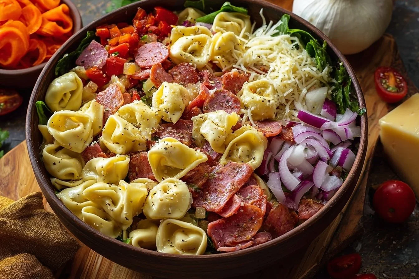 Italian Grinder Tortellini Salad
