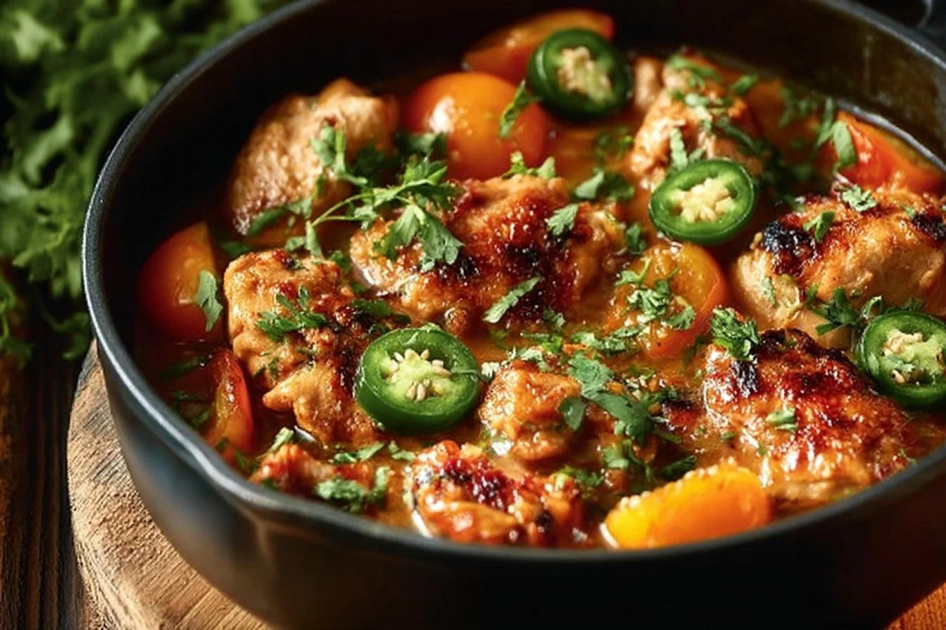 Jalapeno Peach Chicken