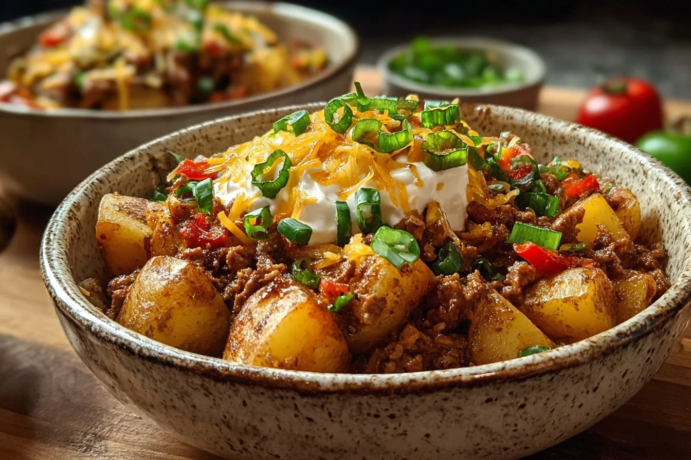 Loaded Southwest Potato Bowls